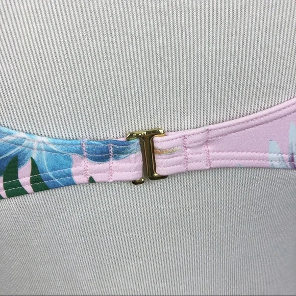 ✖️SOLD✖️•BAR III• NWOT Palm Reader Ruffle Sleeve Bikini Top - Picture 6 of 11